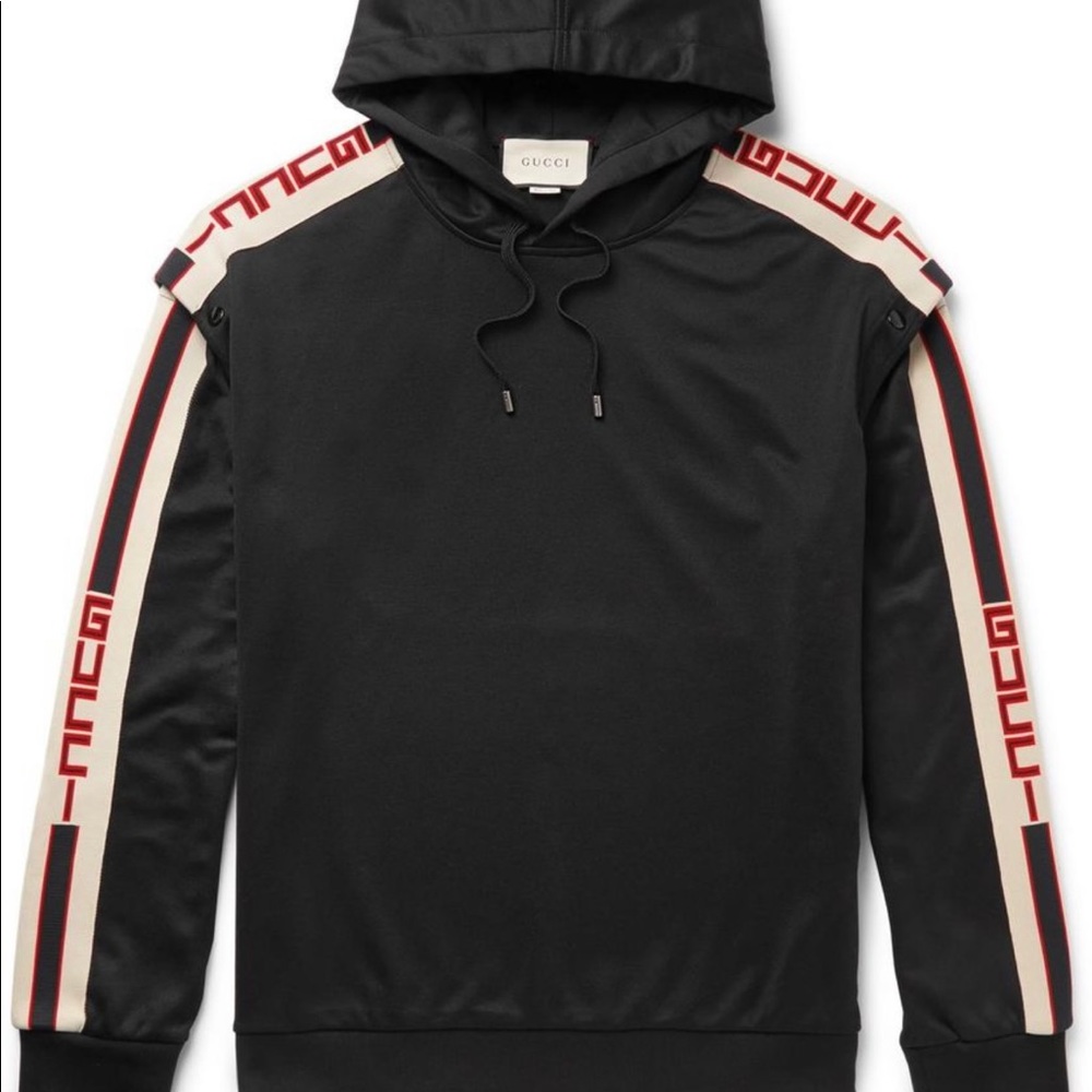 Gucci snap hoodie